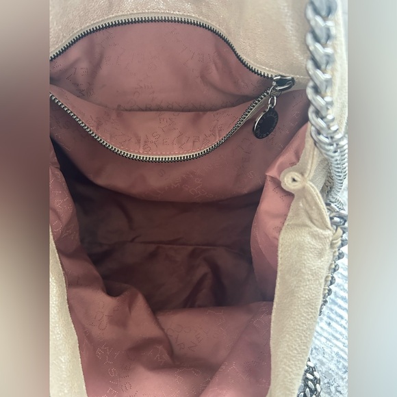 Stella McCartney Vegan Leather Medium Falabella Bag. Cream Colour - Picture 7 of 10